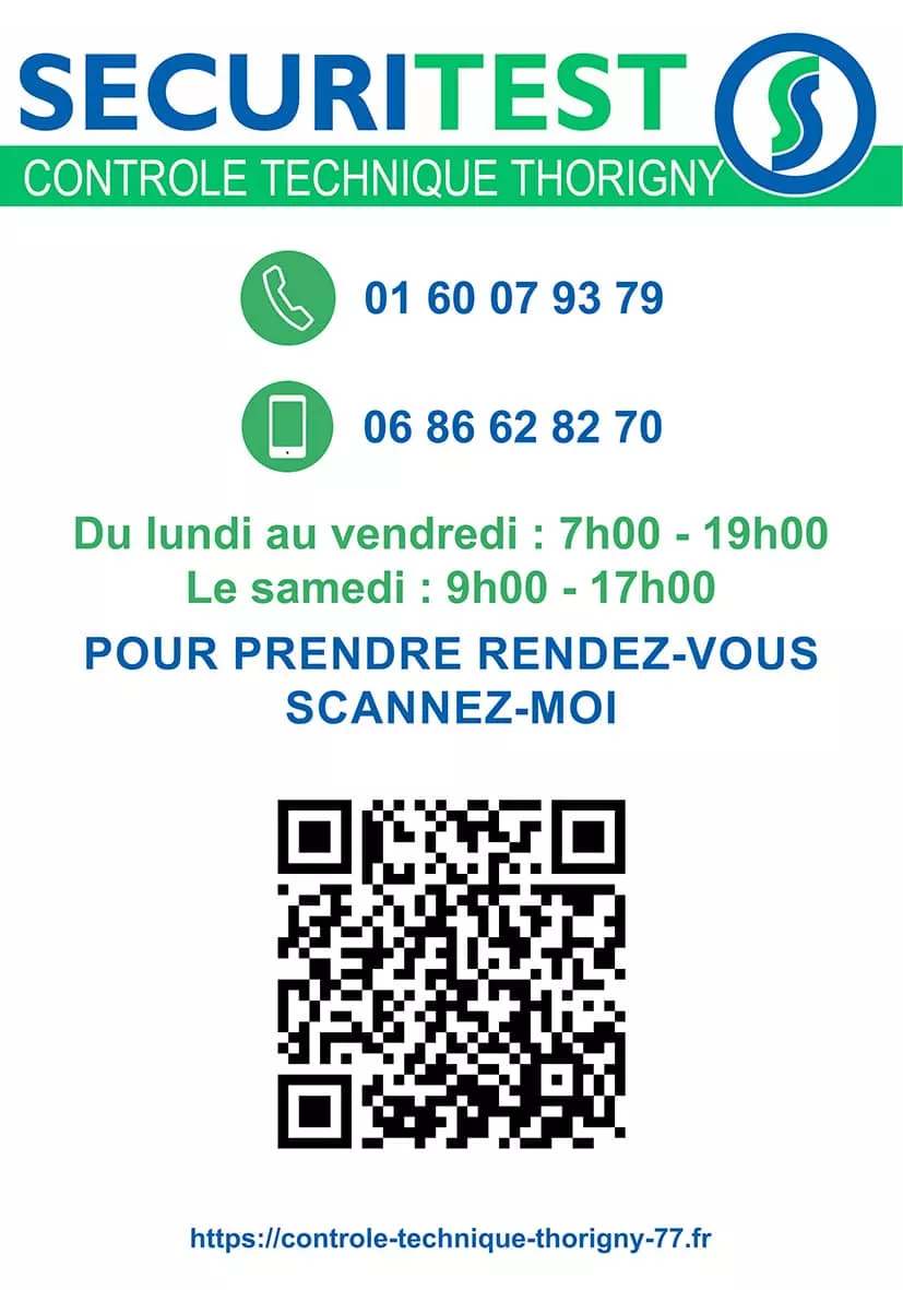 Affiches Contrôle Technique Thorigny sur Marne
