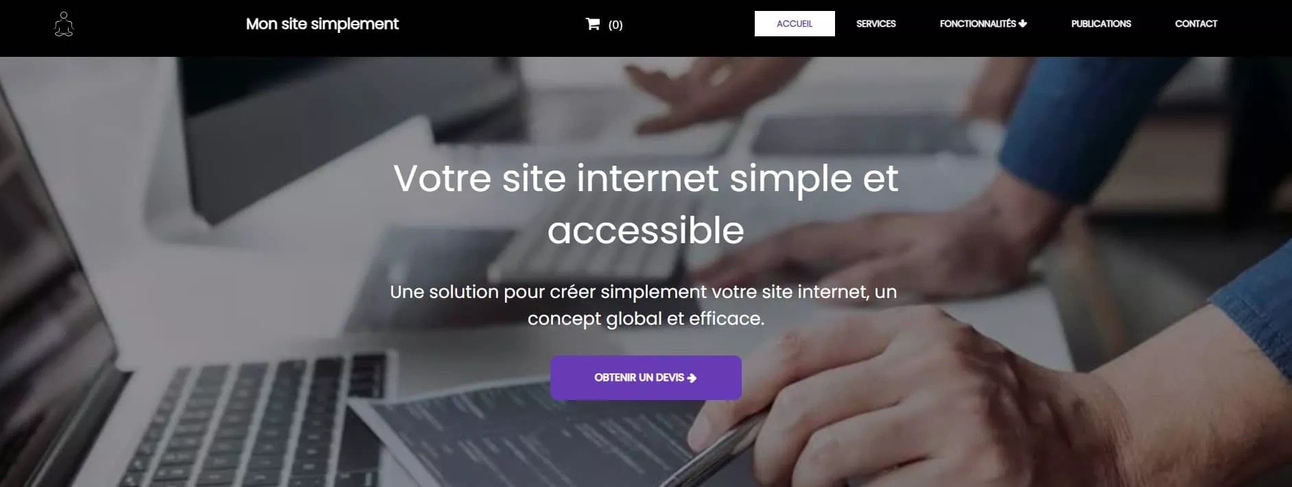 Site internet « Mon site simplement »