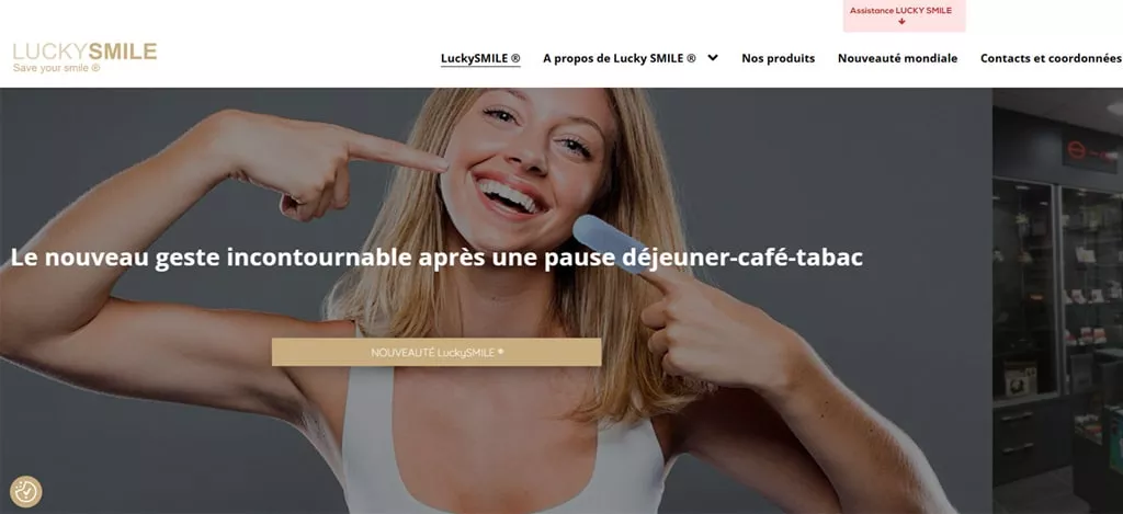 Site internet LuckySMILE