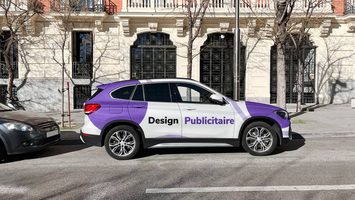 design sur véhicule