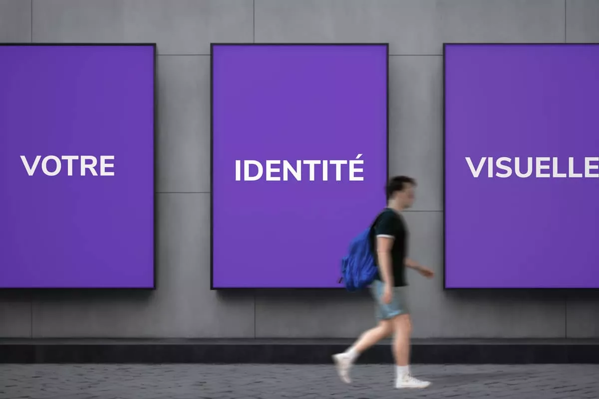 panneaux identité visuelle